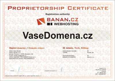 Certifikát